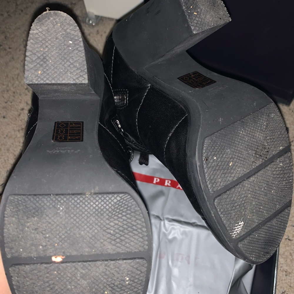 Prada black heeled boots - Picture 9 of 14